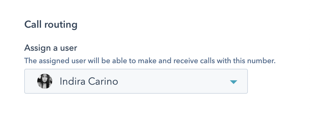 HubSpot calling routing